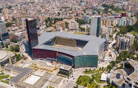 Construction of the new complex national arena stadium. Albanian Football Federation to sell the name of National ...