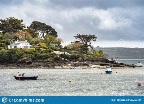 View Of Restronguet Creek Near Mylor Bridge Falmouth Cornwall On May