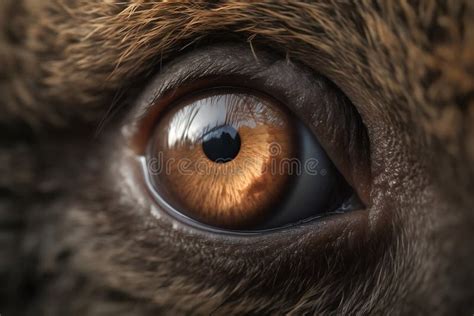 Close Up Of Koala Bear Eyes Generative Ai Stock Illustration