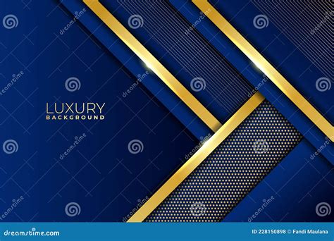 Luxury Background Abstract Diagonal Overlapped Geometric Shiny Gold