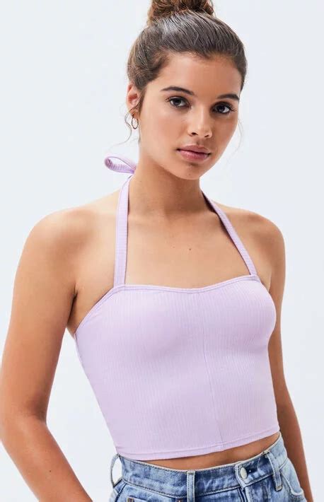 Basic Tops For Women Pacsun Halter Tops Outfit Pacsun Womens Basic Tops