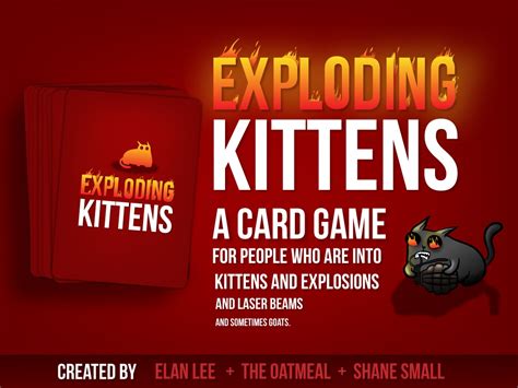In this party edition you get few cards from imploding kittens so that's why i don't recommend buying it. Exploding Kittens Card Game On Kickstarter - Tabletop ...