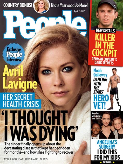 Usa Fashion Music News Avril Lavigne In People Magazine April 2015