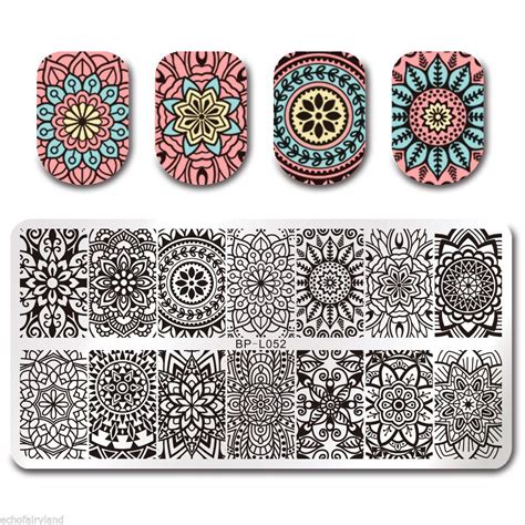 Born Pretty Nail Art Stamping Image Plates Manicure Stainless Steel