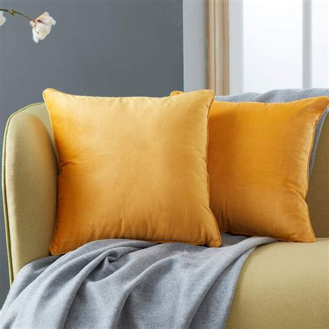 Top Finel Decorative Velvet Throw Pillow Covers Soft Soild