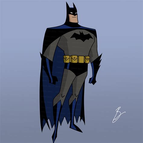Batman Bruce Timm Sketch Justice League Color By Bluebeery19 On