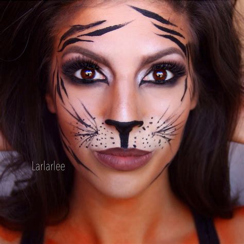 Tiger Makeup Halloween Tutorial 2014 Easy Tiger Makeup Tiger Makeup