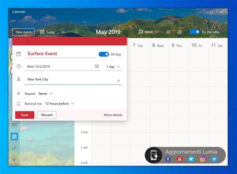 This Is Microsofts Reinvented Calendar App For Windows 10
