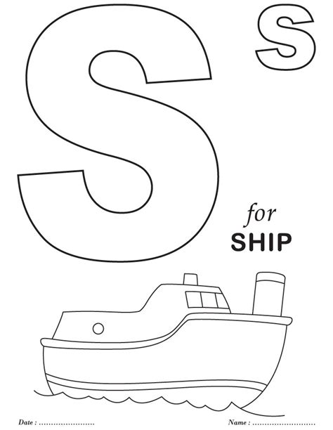 Here is a collection of some easy coloring pages for preschoolers for your young children. Printables Alphabet S Coloring Sheets | Download Free ...