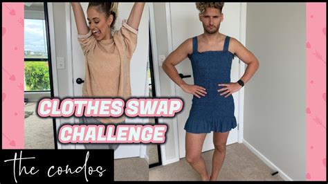 Clothes Swap Challenge With Husband In Public Youtube