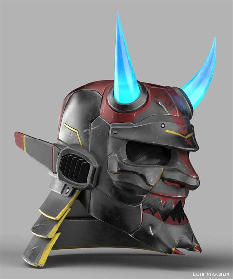 Sci Fi Samurai Helmet Zbrushcentral