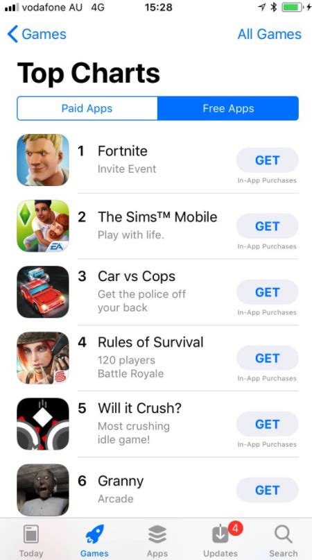 Ipad mini 4 and newer. iOS Fortnite: Battle Royale Hits No.1 On App Store - Gameranx