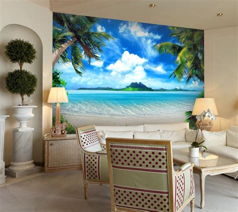 3d Tropical Paradise 33 Wall Murals Aj Wallpaper