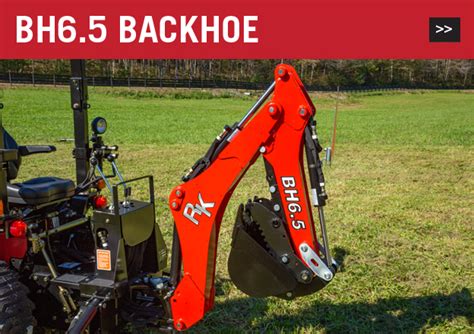 Package includes tractor/loader/backhoe, 72 inch finish mower, 54 inch tiller and 48in cutter. Tractors | RK24 Series Tractor | RK Tractors