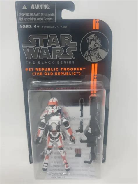 Star Wars Black Series 31 Republic Trooper Old Republic Action Figure