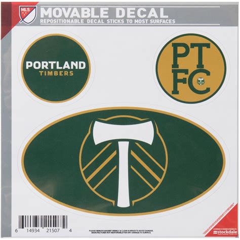 Portland Timbers 3 Pack Oval Team Decals