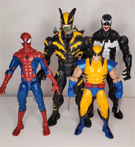 Symbiote Wolverine Web Of Shadows Marvel Legends Custom Action Figure