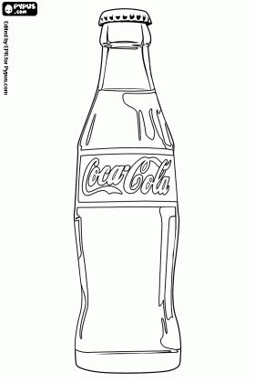 Coca Cola Bottle Coloring Page Coca Cola Coloring Pages Bottle