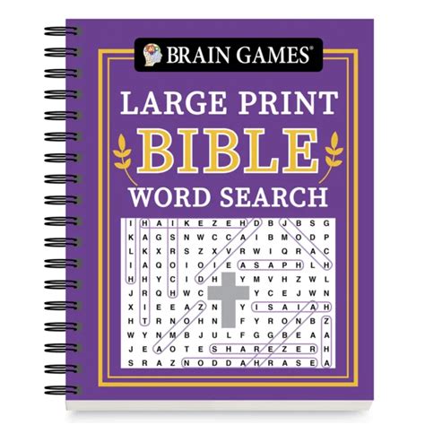Brain Games Large Print Bible Word Search For Sale Picclick