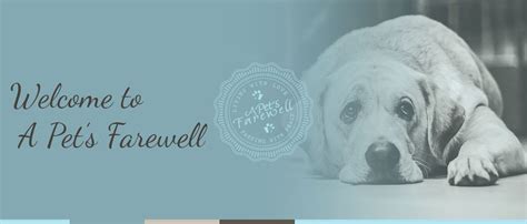 Welcome To A Pets Farewell Blog