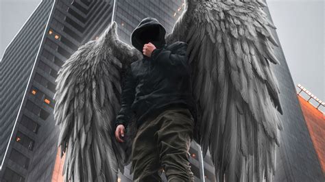 3840x2160 Hoodie Boy Angel 4k 4k Hd 4k Wallpapersimagesbackgrounds