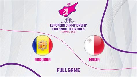 Andorra V Malta Full Game FIBA Women S European Championship For
