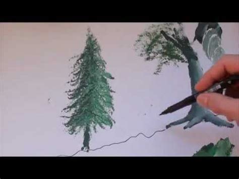Bäume archive wie malt man de zeichnen lernen malen. Malen mit Acrylfarben: Bäume (Teil 2/2) - YouTube