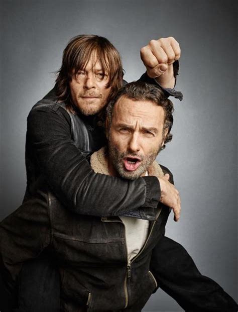 who has a stronger bromance norman reedus and andrew lincoln or rick grimes and daryl dixon