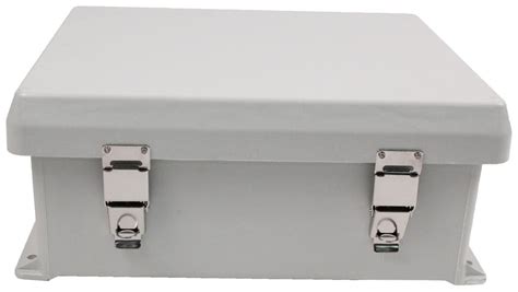 Hj1210hwpl2lg Nvent Hoffman Enclosure Junction Box Fiberglass Gray