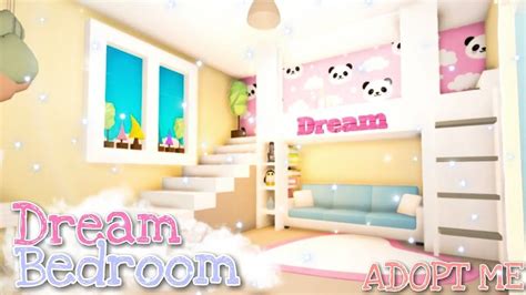 Dream Bedroom ☁️🎀 Adopt Me Speed Build Youtube Dream Bedroom