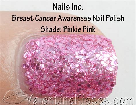 Valentine Kisses: Nails Inc. Breast Cancer Awareness Nail ... Paint your pinkie finger pink.