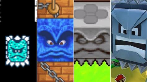 Evolution Of Thwomp In Super Mario 2d Games 1988 2022 Youtube