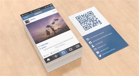By bringing together your social media and business cards, you get a powerful fusion of marketing tools that can tip the scale of success in your favor. Instagram Business Card Template | merrychristmaswishes.info