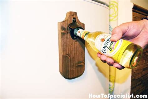 How To Build A Magnetic Bottle Opener Magnetic Bottle Opener Wooden