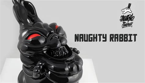 Saturno Naughty Rabbit Gloss Black Release With Silent Stage Gallery