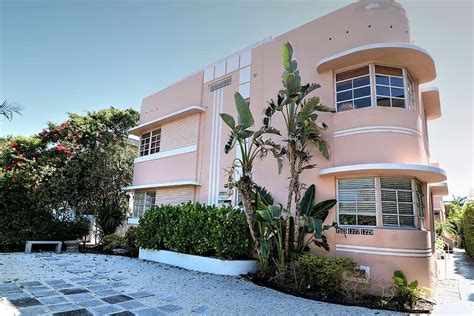 Art Deco Miami Beach South Architecture Florida Beach Summer Sun Built Structure