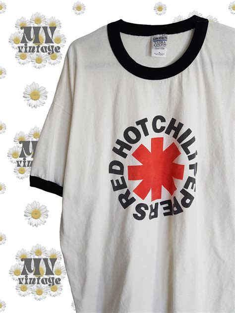 Vintage Red Hot Chilli Peppers 00 Band Tour Tee Shirt Etsy