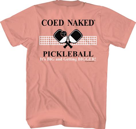 Pickleball Coed Naked T Shirt
