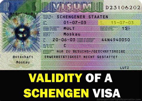 The Validity Of A Schengen Visa Travel Visa Visa Schengen Area