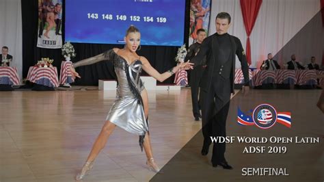 Wdsf World Open Latin I Semi Final I Adsf 2019 Youtube