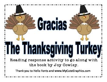 Gracias The Thanksgiving Turkey by Amee Coulter | TpT