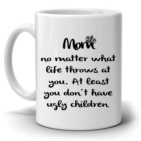 Thygiftree birthday gifts for mom from daughter son, new mom gifts for women best gifts for mother in law bonus mom gifts how mom tells time unique gifts, mugs glasses not included. Funny Mother Daughter Gifts Coffee Mug, Unique Presents ...