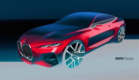 Bmw Concept 4 Debuts Previews Future Coupe Design Bmw Concept 4 Debut