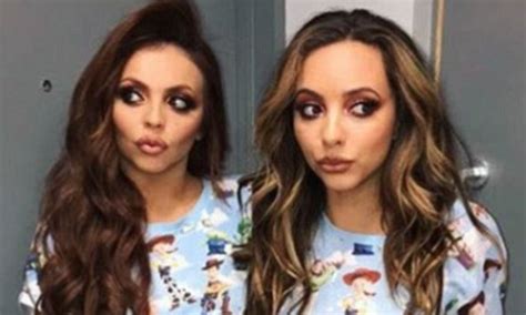 Jesy Nelson And Jade Thirlwall Don Matching Pyjamas Daily Mail Online