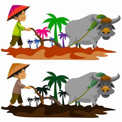 Farmer Farming Philippines Vector Clip Illustrations Graphics