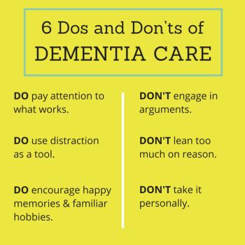 Important Dos And Donts Of Dementia Care