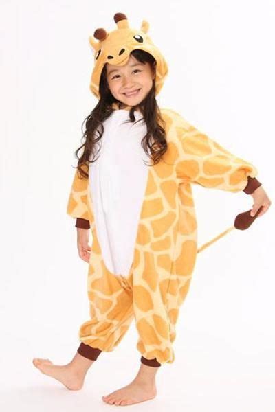 The Happy Chest Giraffe Onesie Flaneel Jumpsuit Costume For Children