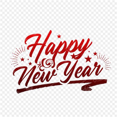 New Year Text Vector Design Images Scribble Text Of Happy New Year
