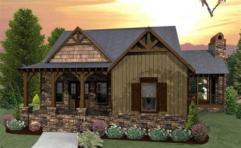 3 Bedroom Craftsman Cottage House Plan With Porches Cottage Style