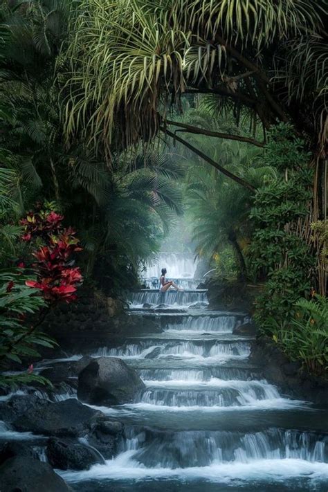 World Ethnic And Cultural Beauties — Beautiful Waterfall In Costa Rica